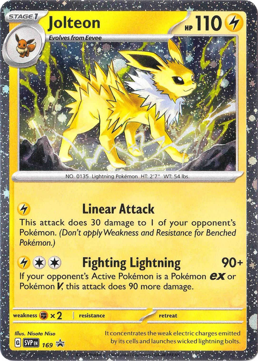 Jolteon (169) (Cosmos Holo) [Scarlet & Violet: Black Star Promos] | Rock City Comics