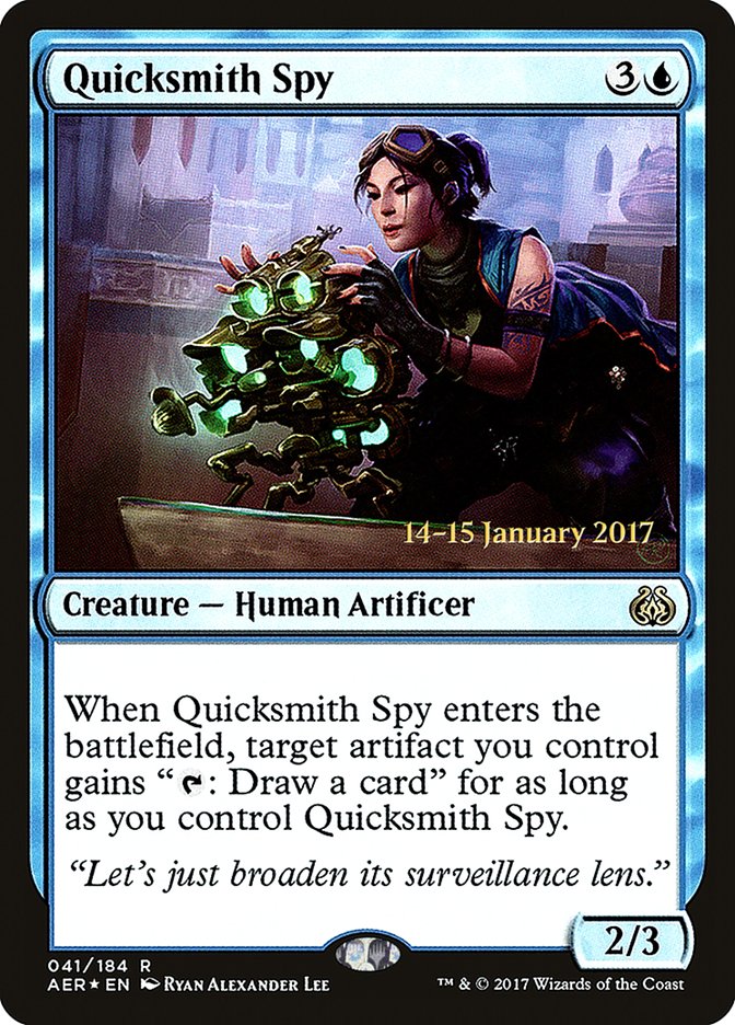 Quicksmith Spy [Aether Revolt Prerelease Promos] | Rock City Comics