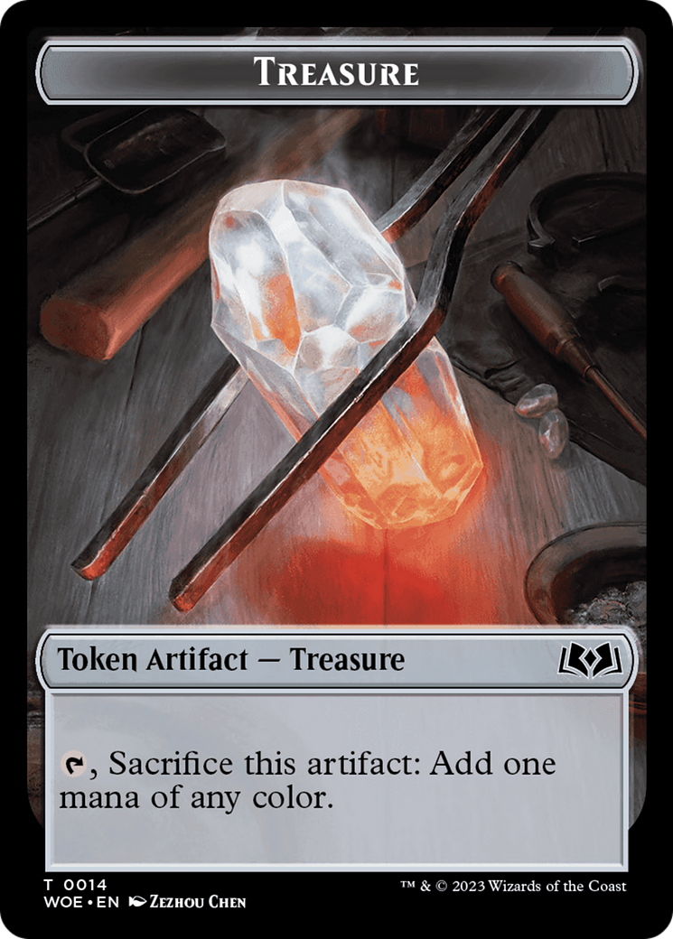 Treasure Token [Wilds of Eldraine Tokens] | Rock City Comics