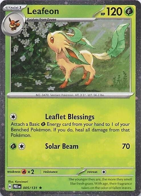 Leafeon (005/131) (Cosmos Holo) [Miscellaneous Cards] | Rock City Comics