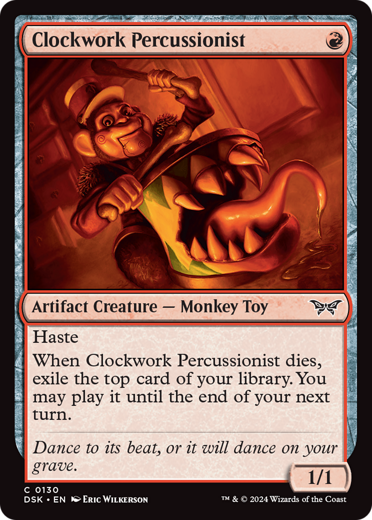 Clockwork Percussionist (0130) [Duskmourn: House of Horror] | Rock City Comics