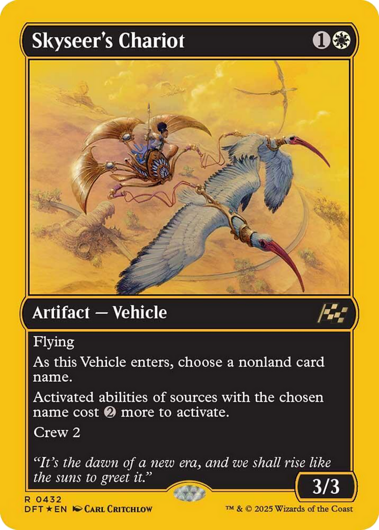 Skyseer's Chariot (First-Place Foil) [Aetherdrift] | Rock City Comics