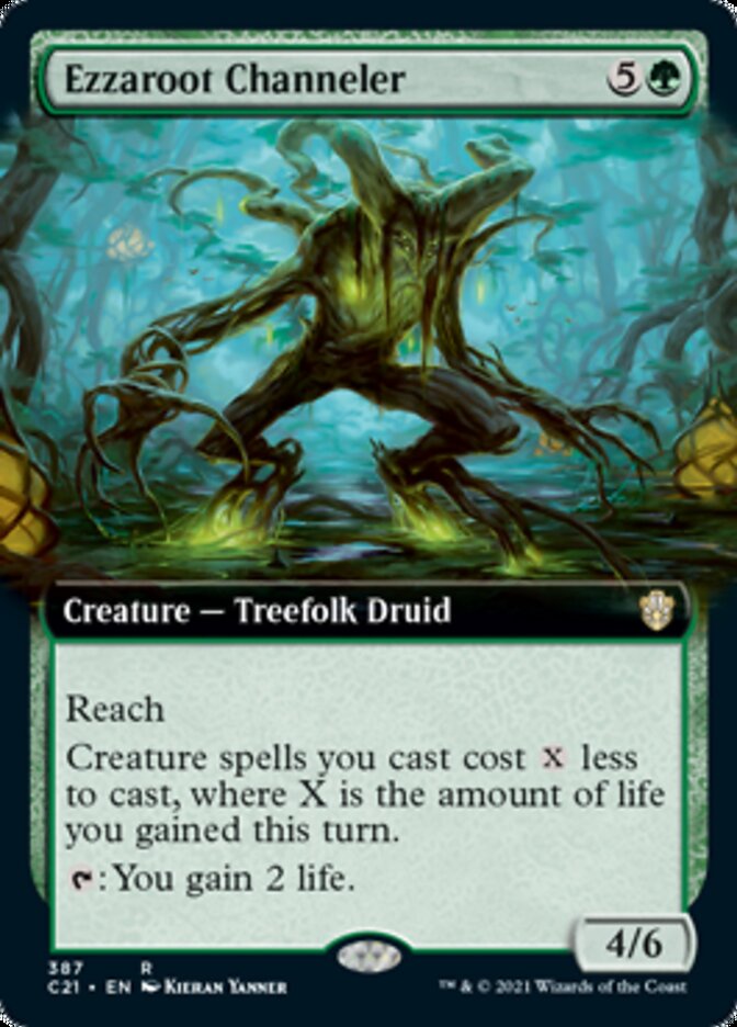 Ezzaroot Channeler (Extended Art) [Commander 2021] | Rock City Comics