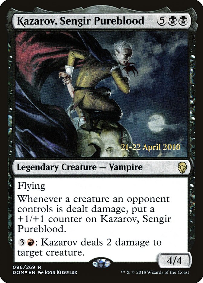 Kazarov, Sengir Pureblood [Dominaria Prerelease Promos] | Rock City Comics