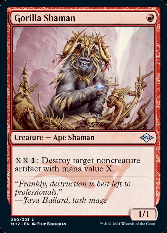 Gorilla Shaman (Foil Etched) [Modern Horizons 2] | Rock City Comics