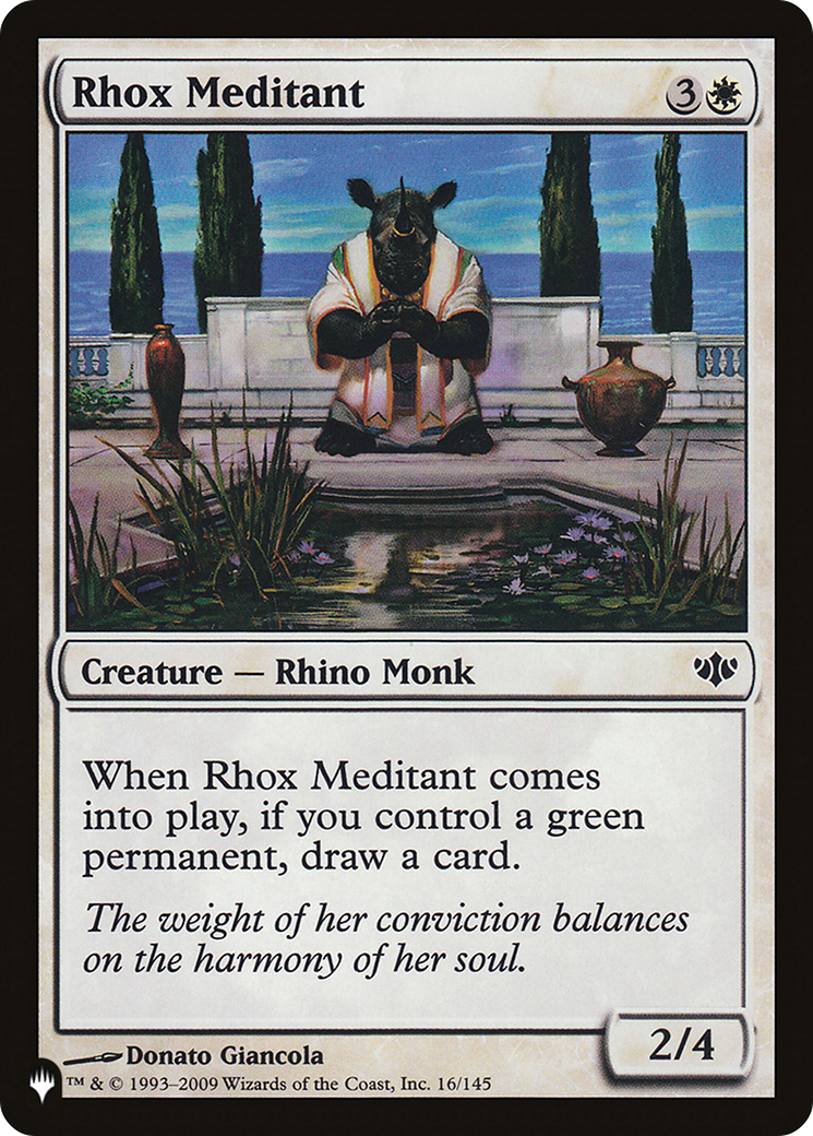 Rhox Meditant [The List Reprints] | Rock City Comics