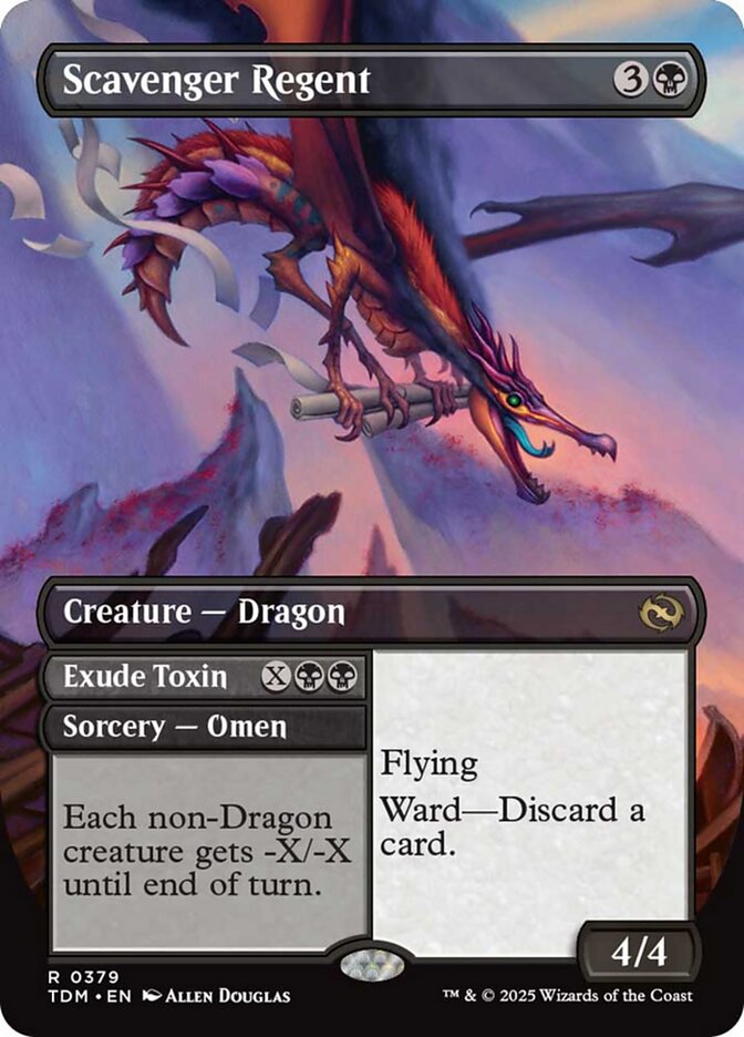 Scavenger Regent (Borderless) [Tarkir: Dragonstorm] | Rock City Comics