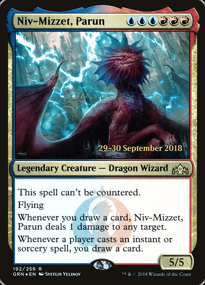 Niv-Mizzet, Parun [Guilds of Ravnica Prerelease Promos] | Rock City Comics