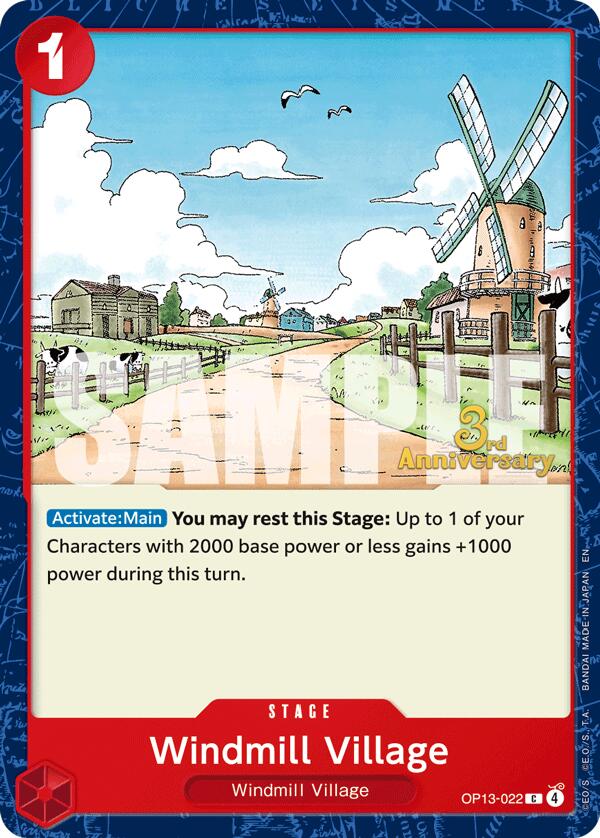 Windmill Village [Carrying On His Will: 3rd Anniversary Tournament Cards] | Rock City Comics