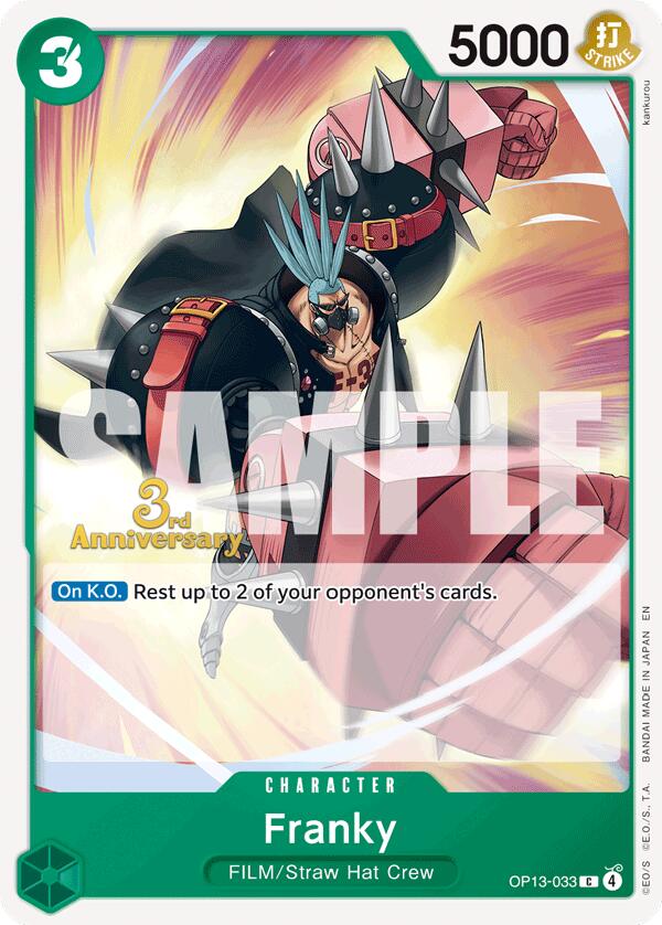 Franky [Carrying On His Will: 3rd Anniversary Tournament Cards] | Rock City Comics