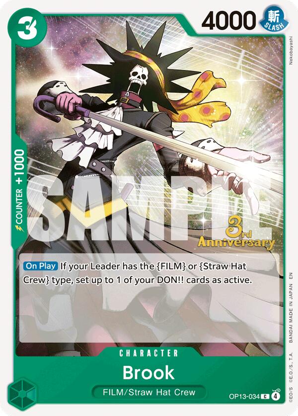 Brook [Carrying On His Will: 3rd Anniversary Tournament Cards] | Rock City Comics
