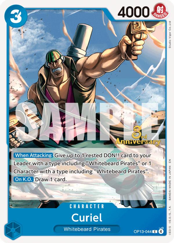Curiel [Carrying On His Will: 3rd Anniversary Tournament Cards] | Rock City Comics