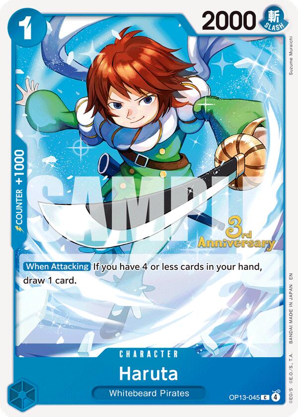 Haruta [Carrying On His Will: 3rd Anniversary Tournament Cards] | Rock City Comics