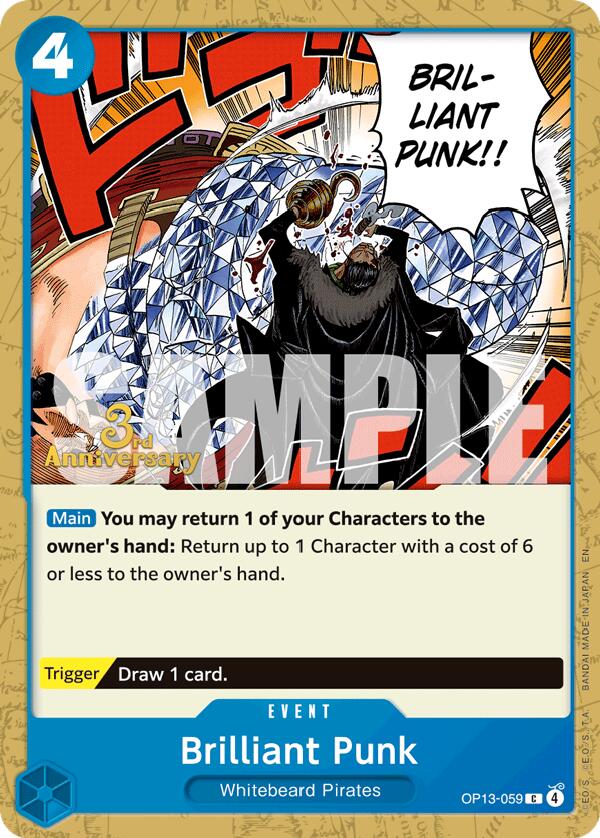 Brilliant Punk [Carrying On His Will: 3rd Anniversary Tournament Cards] | Rock City Comics