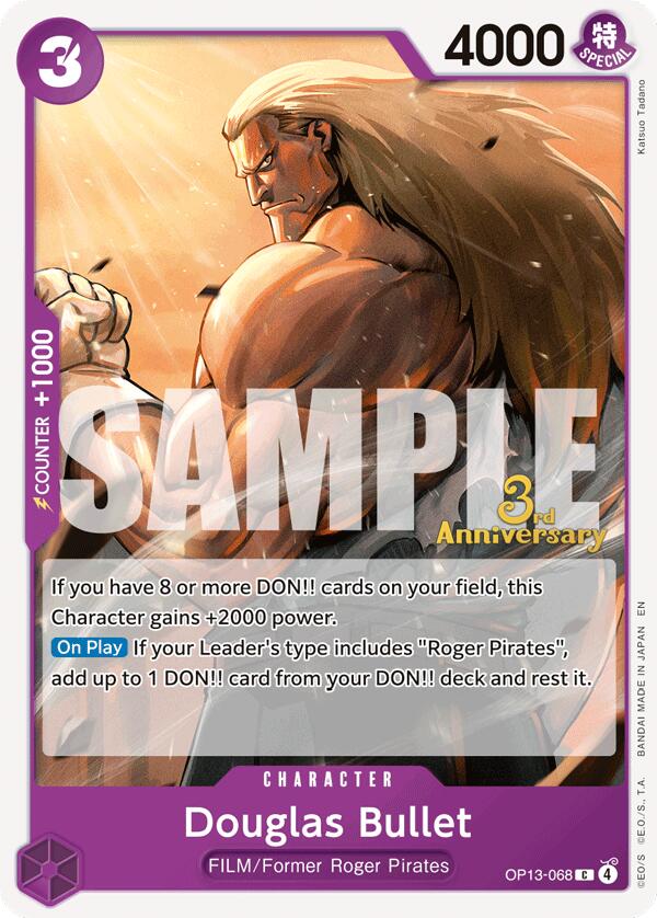 Douglas Bullet [Carrying On His Will: 3rd Anniversary Tournament Cards] | Rock City Comics