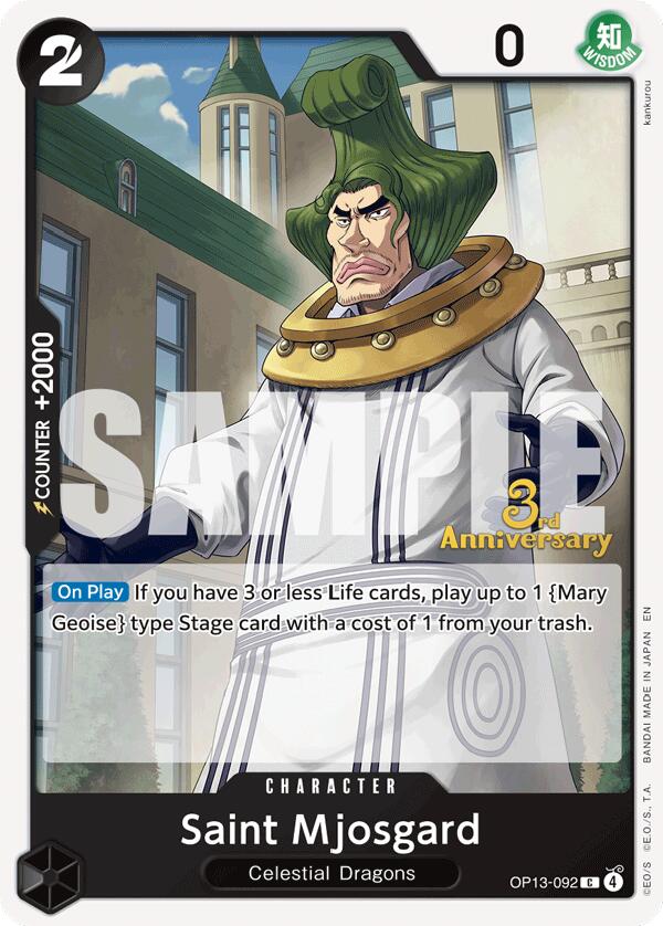 Saint Mjosgard [Carrying On His Will: 3rd Anniversary Tournament Cards] | Rock City Comics