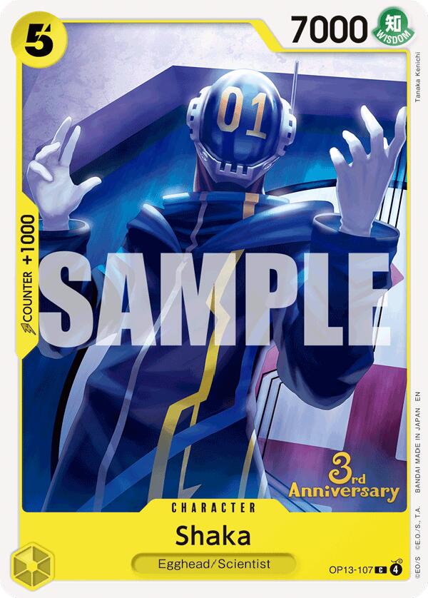 Shaka [Carrying On His Will: 3rd Anniversary Tournament Cards] | Rock City Comics