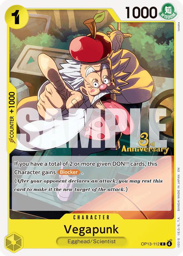 Vegapunk [Carrying On His Will: 3rd Anniversary Tournament Cards] | Rock City Comics