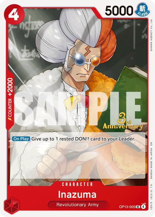 Inazuma [Carrying On His Will: 3rd Anniversary Tournament Cards] | Rock City Comics