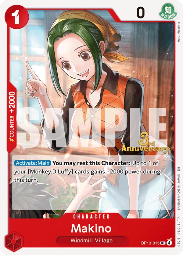 Makino [Carrying On His Will: 3rd Anniversary Tournament Cards] | Rock City Comics