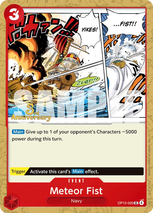 Meteor Fist [Carrying On His Will: 3rd Anniversary Tournament Cards] | Rock City Comics