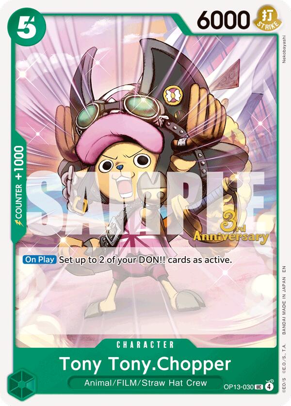 Tony Tony.Chopper [Carrying On His Will: 3rd Anniversary Tournament Cards] | Rock City Comics