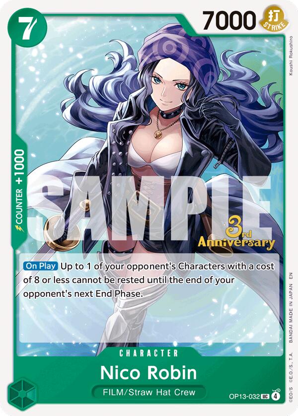 Nico Robin [Carrying On His Will: 3rd Anniversary Tournament Cards] | Rock City Comics