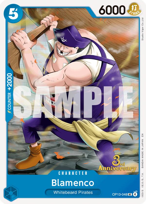 Blamenco [Carrying On His Will: 3rd Anniversary Tournament Cards] | Rock City Comics