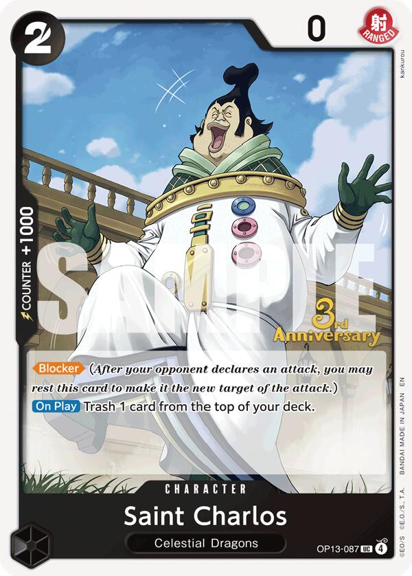 Saint Charlos [Carrying On His Will: 3rd Anniversary Tournament Cards] | Rock City Comics