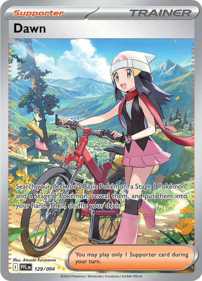 Dawn (129/094) [Mega Evolution: Phantasmal Flames] | Rock City Comics