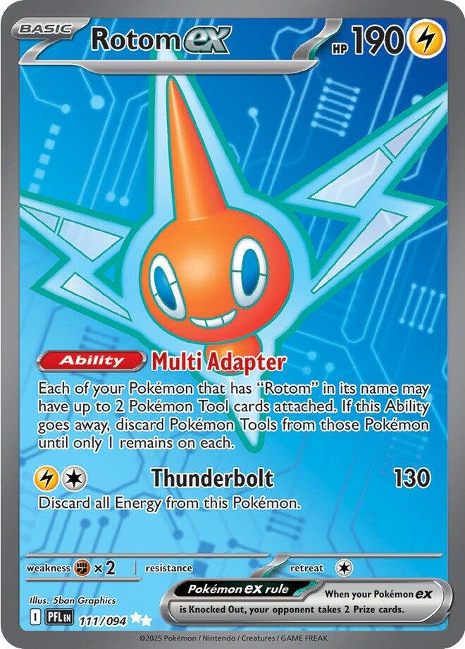 Rotom ex (111/094) [Mega Evolution: Phantasmal Flames] | Rock City Comics