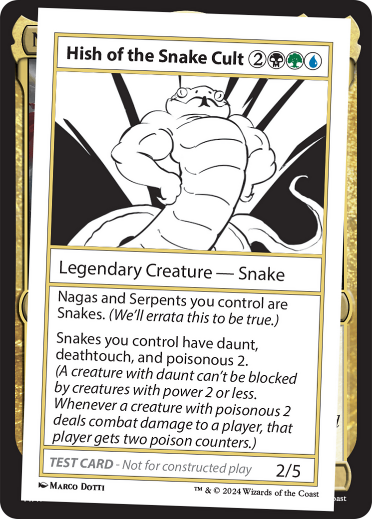 Hish of the Snake Cult [Mystery Booster 2 Playtest Cards] | Rock City Comics