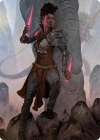 Kaya the Inexorable Art Card [Kaldheim Art Series] | Rock City Comics