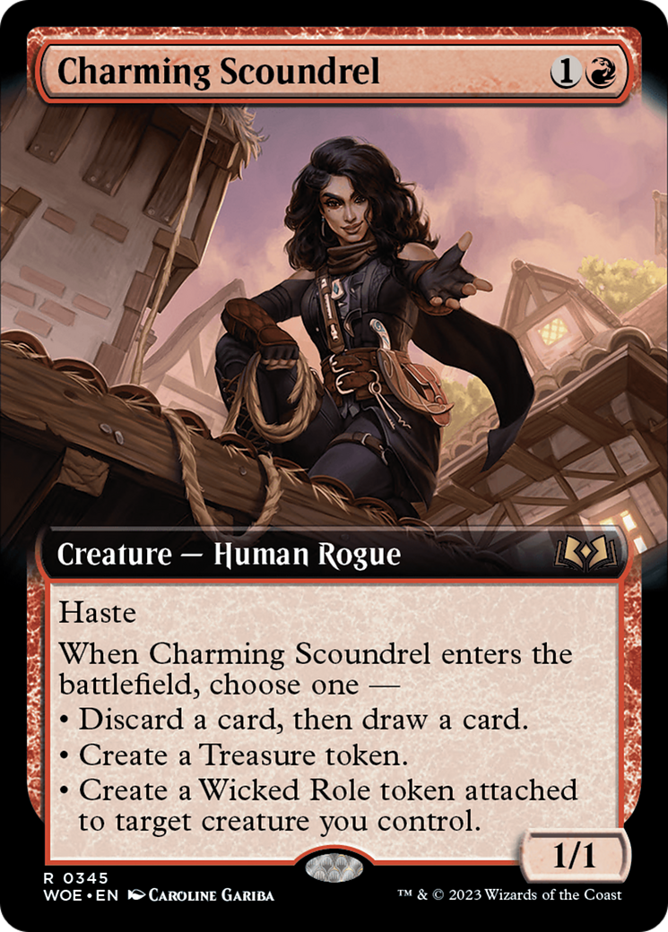 Charming Scoundrel (Extended Art) [Wilds of Eldraine] | Rock City Comics