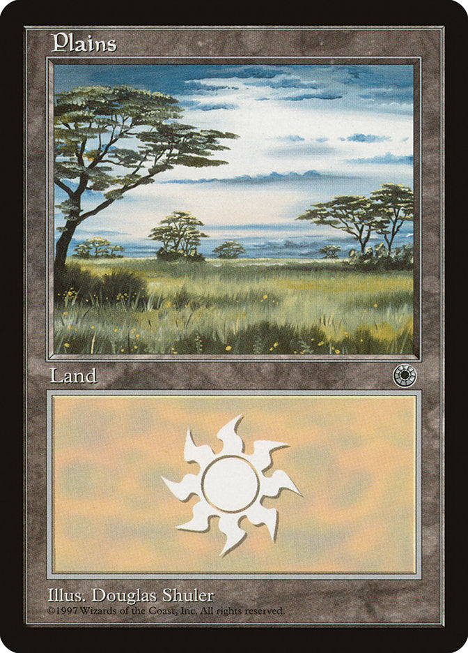Plains (Yellow Flowers in Grass / Long Dark Cloud in Center) [Portal] | Rock City Comics