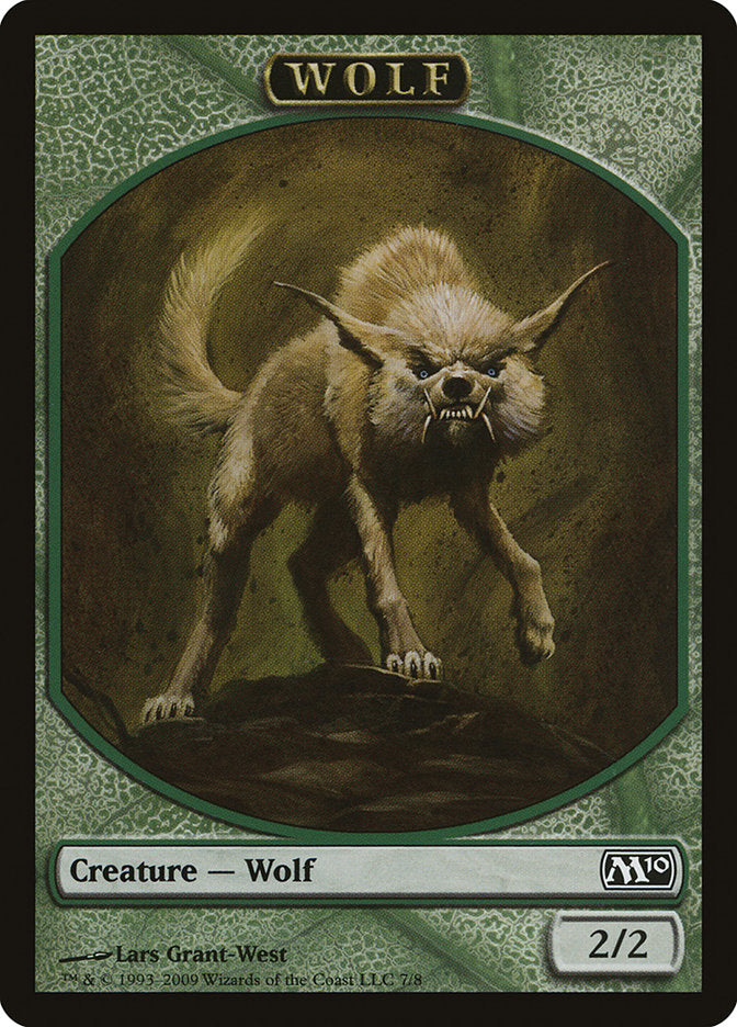 Wolf Token [Magic 2010 Tokens] | Rock City Comics
