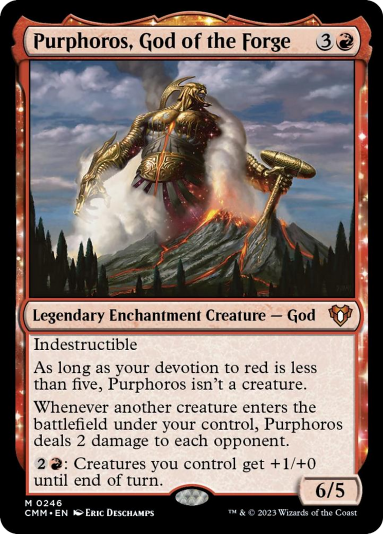 Purphoros, God of the Forge [Commander Masters] | Rock City Comics