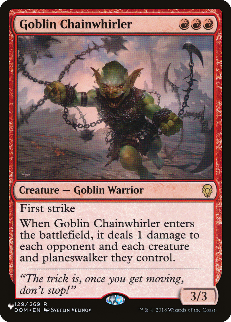 Goblin Chainwhirler [The List Reprints] | Rock City Comics