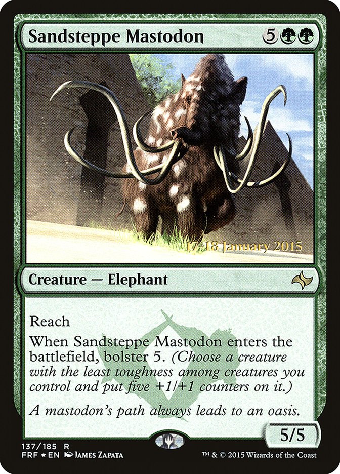 Sandsteppe Mastodon [Fate Reforged Prerelease Promos] | Rock City Comics