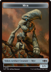 Snake // Myr Double-Sided Token [Tarkir: Dragonstorm Commander Tokens] | Rock City Comics