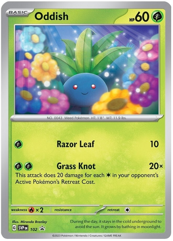 Oddish (102) [Scarlet & Violet: Black Star Promos] | Rock City Comics