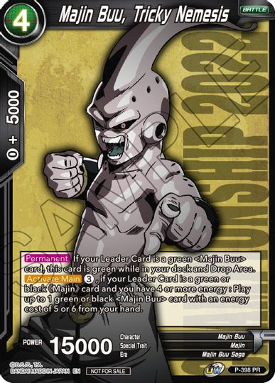 Majin Buu, Tricky Nemesis (P-398) [Promotion Cards] | Rock City Comics