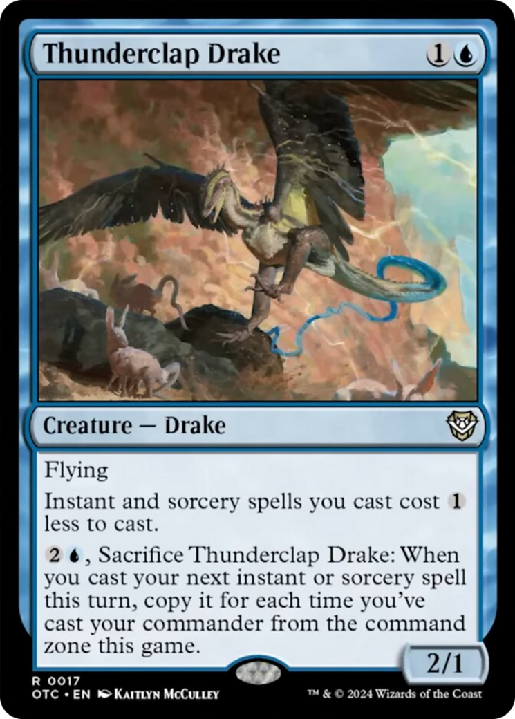 Thunderclap Drake [Outlaws of Thunder Junction Commander] | Rock City Comics