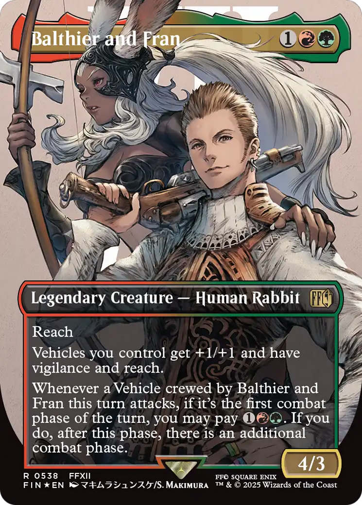 Balthier and Fran (Borderless) (Surge Foil) [FINAL FANTASY] | Rock City Comics