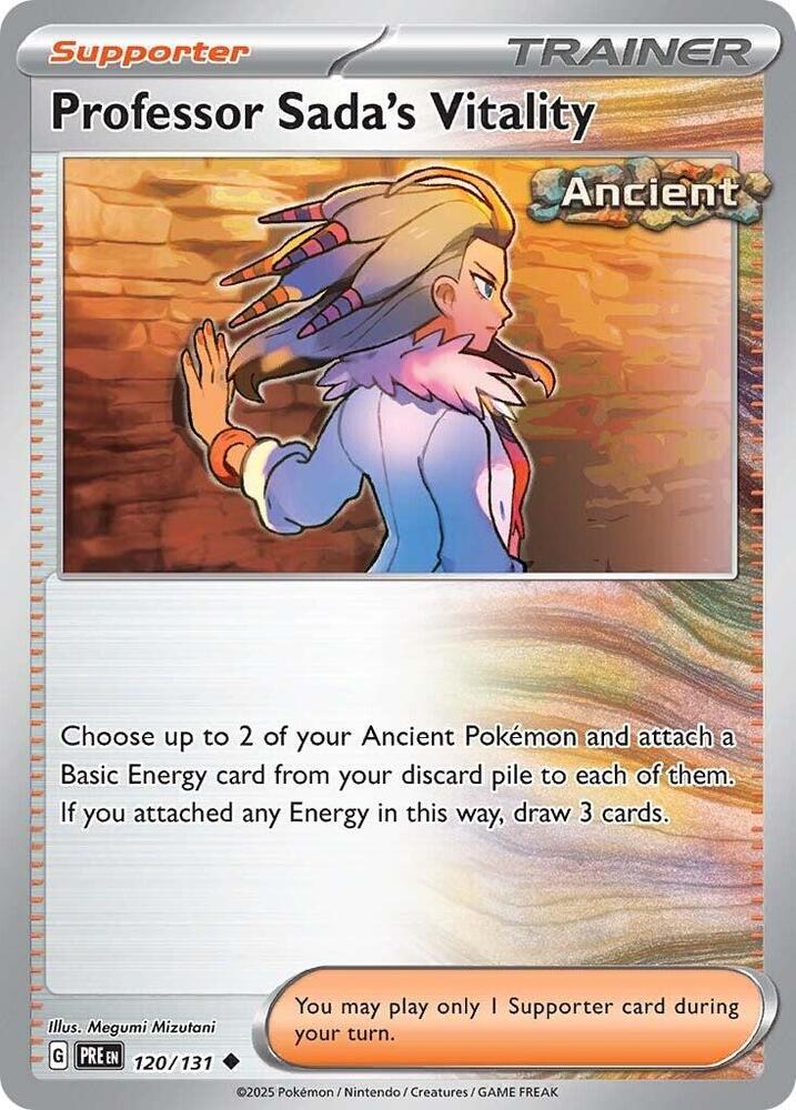 Professor Sada's Vitality (120/131) [Scarlet & Violet: Prismatic Evolutions] | Rock City Comics