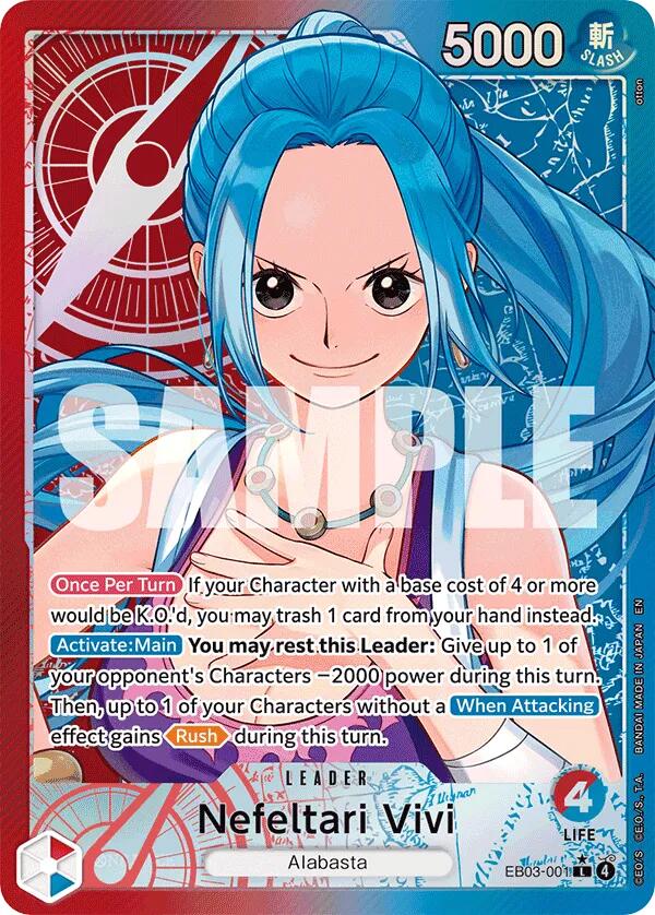 Nefeltari Vivi - 001 (Alternate Art) [Extra Booster: One Piece Heroines Edition] | Rock City Comics
