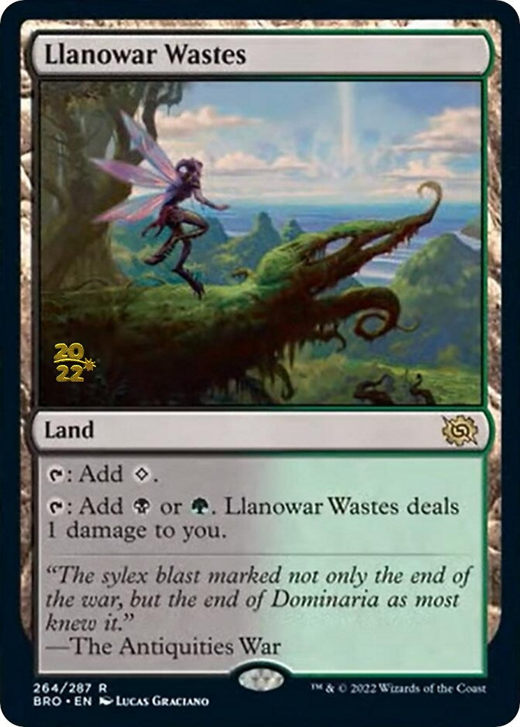 Llanowar Wastes [The Brothers' War Prerelease Promos] | Rock City Comics