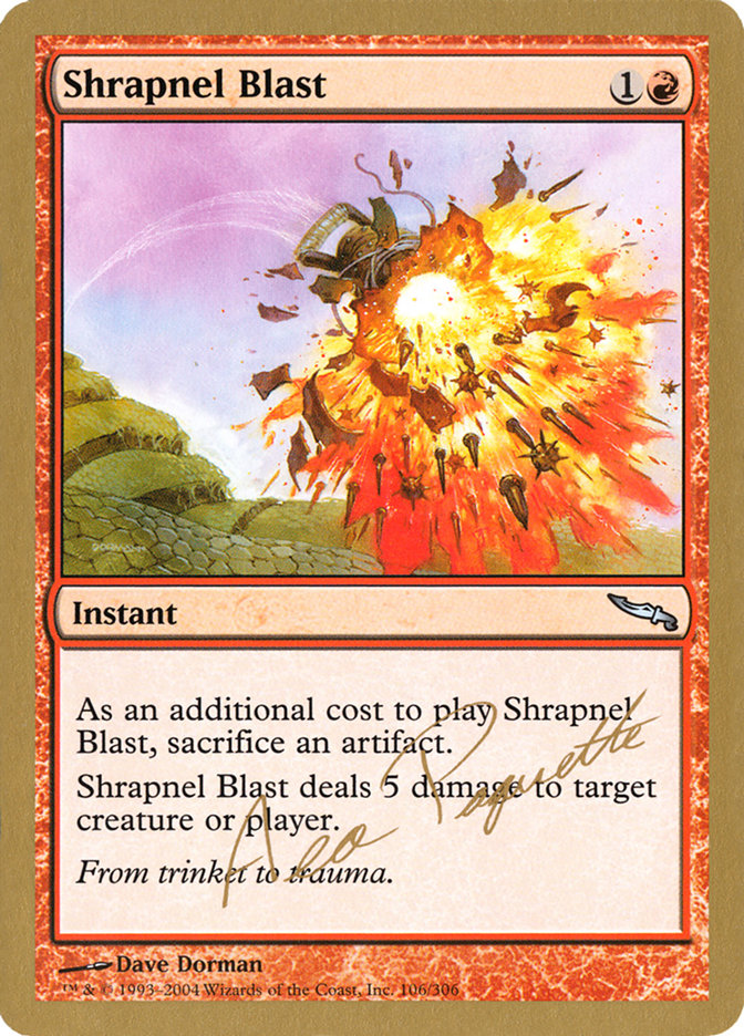 Shrapnel Blast (Aeo Paquette) [World Championship Decks 2004] | Rock City Comics