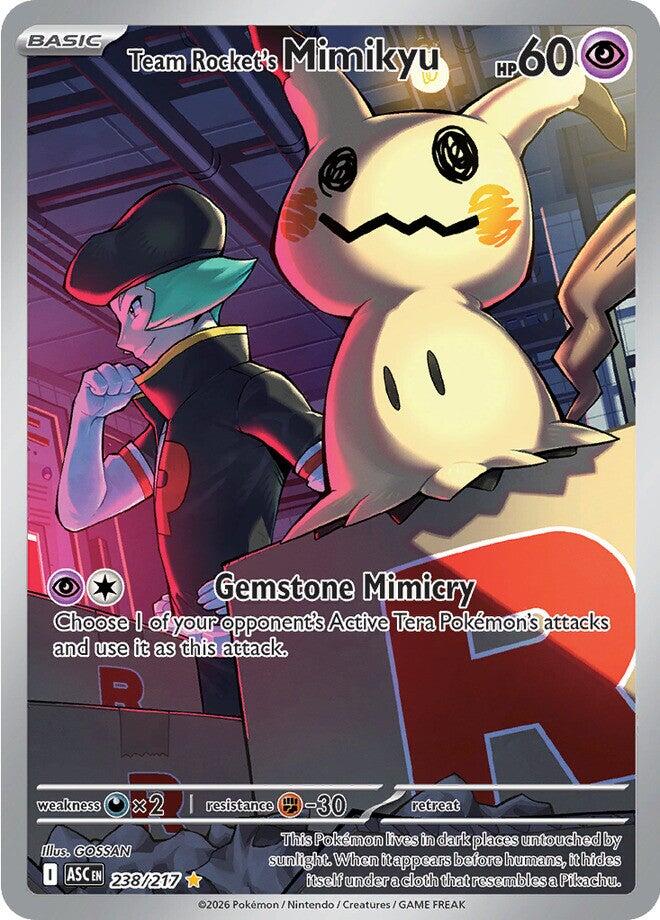 Team Rocket's Mimikyu (238/217) [Mega Evolution: Ascended Heroes] | Rock City Comics
