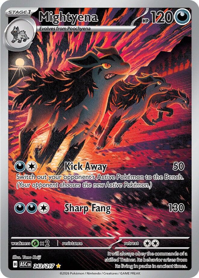 Mightyena (243/217) [Mega Evolution: Ascended Heroes] | Rock City Comics